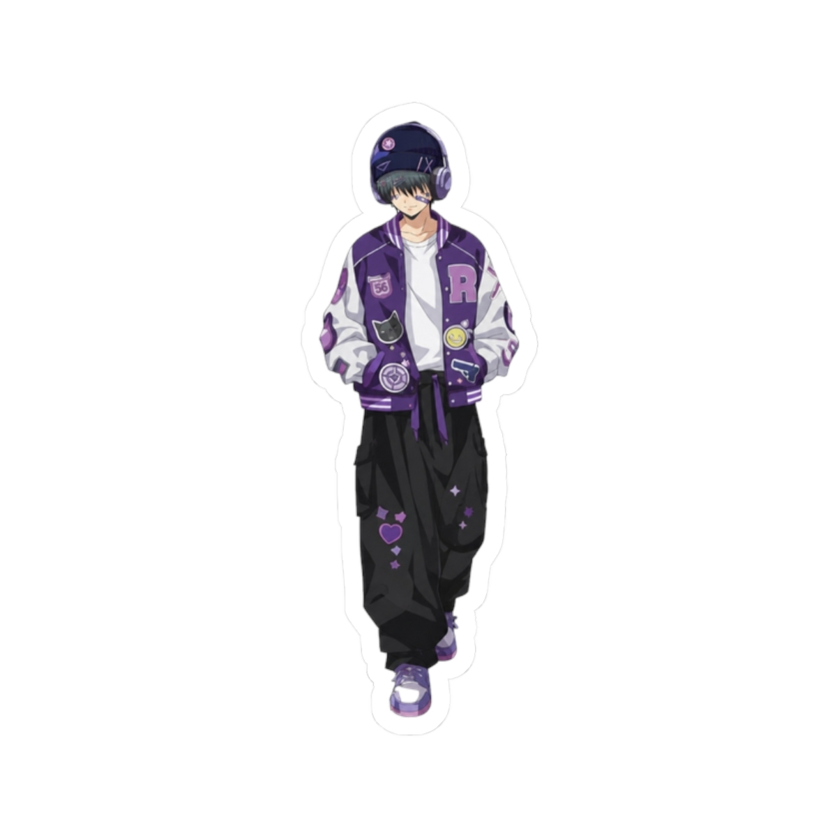 SaleLimitedPre-ownedPre-orderBack-orderOrder Closed"Assassination Classroom" Sticker Set Ryunosuke ChibaHagoromo660 JPY - alternate angle 3, merchandise