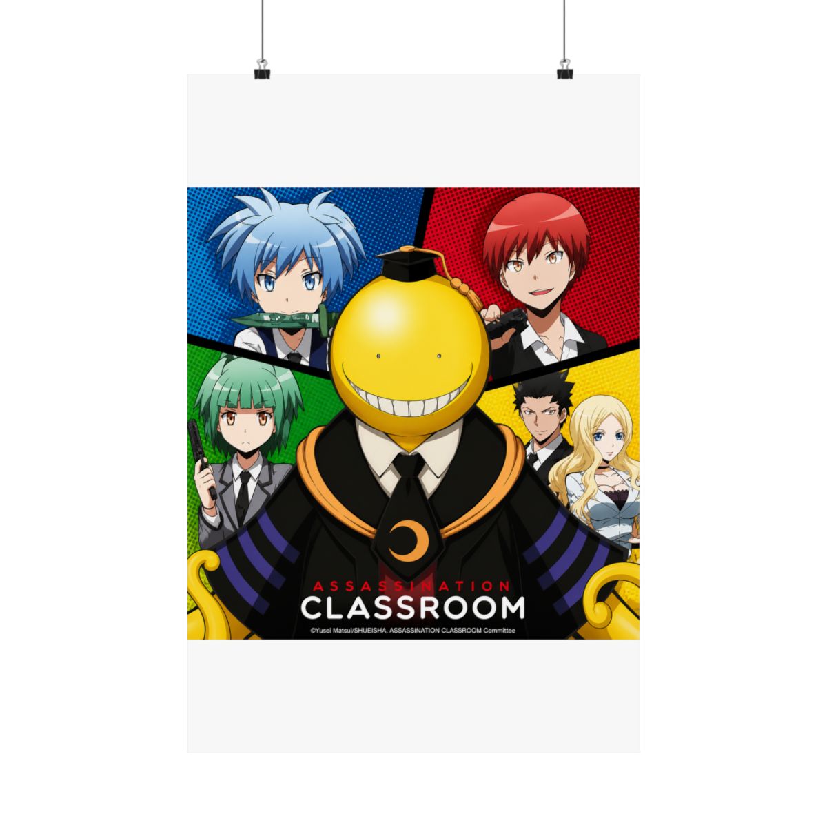 ASSASSINATION CLASSROOM Poster Koro VS pupils (52x38cm)