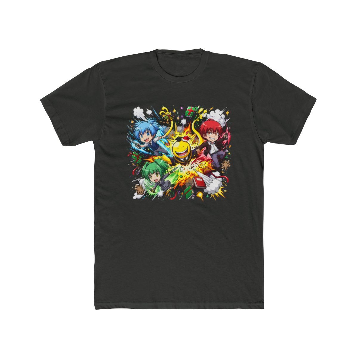 Assassination Classroom Character Collage Art Baseball T Shirt - alternate angle 5, merchandise