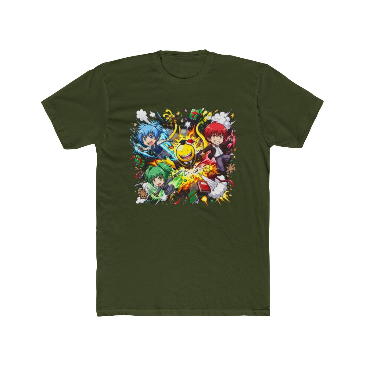Assassination Classroom Character Collage Art Baseball T Shirt - alternate angle 4, merchandise